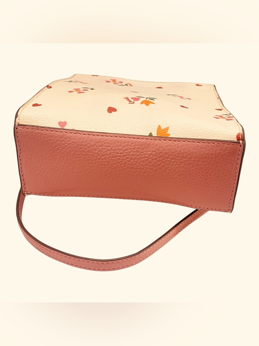 Coach Mini Pepper Crossbody Heart Petal Print C7599 - Picture 7 of 10